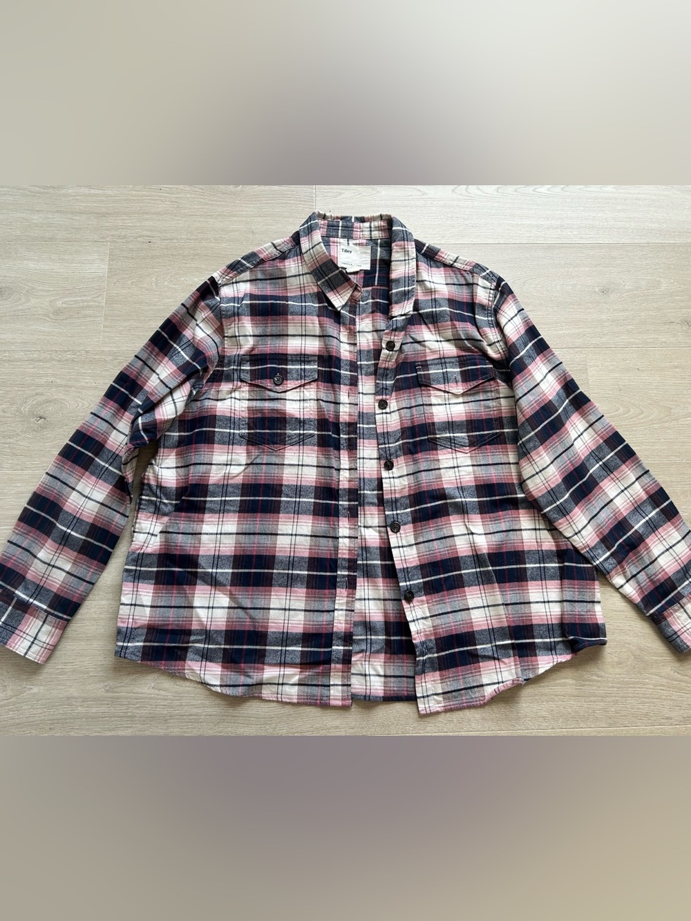 Tilley Plaid Button Down Long Sleeve Shirt